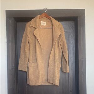 Thread & Supply Cozy Tan Cardigan